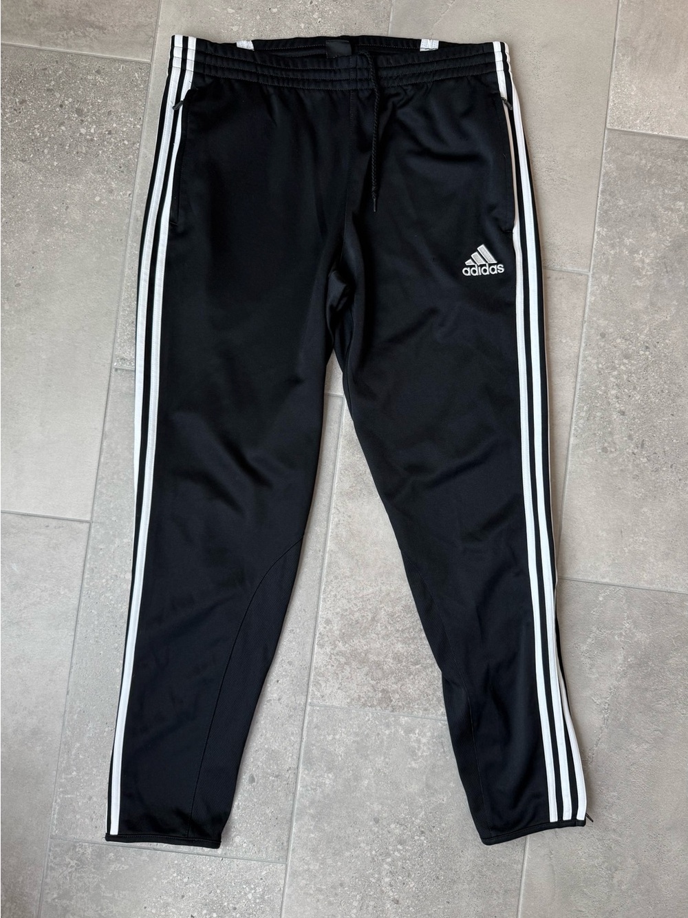 adidas Climacool Track Warm Up Pants Black & White Large